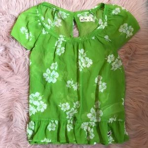 Hawaiian themed blouse